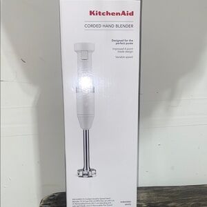 KitchenAid White Corded Hand Blender